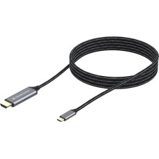 Conceptronic ABBY10G vaizdo kabelio adapteris 2 m C tipo USB HDMI Pilka