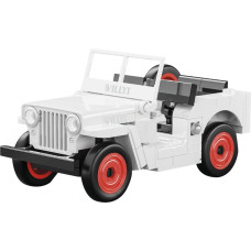Cobi Jeep Willys CJ-2A, construction toy (white)