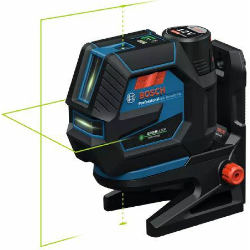 Bosch LASER KRZYŻOWY GCL 12V-50-22 CG ZIELONY +UCHWYT RM 20 +ADAPTER AA 1 1x2,0Ah +STATYW BT 150