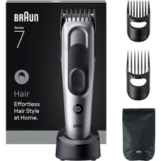 Braun HC7590 plaukų kirpimo mašinėlė Juoda, Sidabras 17 Nikelio-metalo hidridas (NiMH)