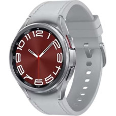 Samsung Galaxy Watch6 Classic 3,3 cm (1.3") OLED 43 mm Skaitmeninis 432 x 432 pikseliai Lietimui jautrus ekranas Sidabras „Wi-Fi“ GPS (palydovinis)
