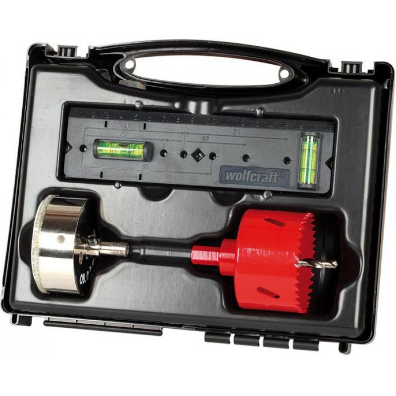 Wolfcraft ZESTAW DO OTWOR&Oacute;W POD GNIAZDKA ELEKTRYCZNE 68mm