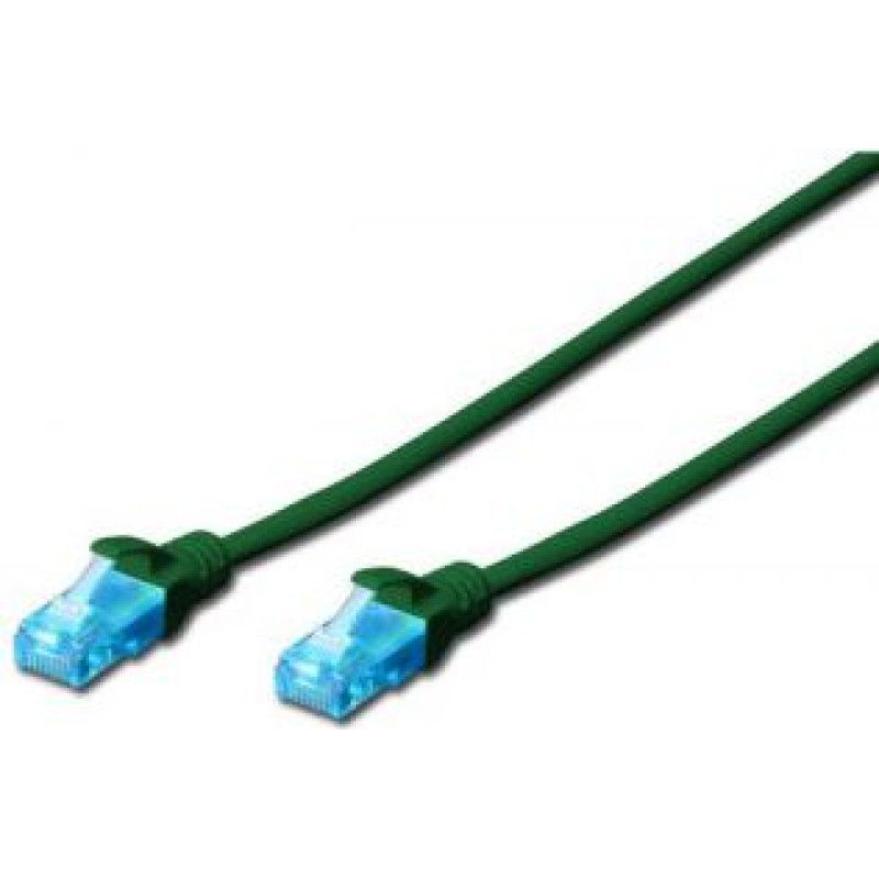 Digitus Patch cord U/UTP cat.5e PVC 2m green
