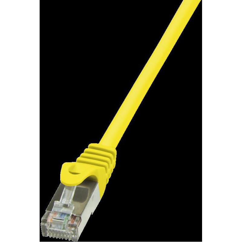 Logilink Patchcord CAT 5e F/UTP 0,5m, żółty (CP1027S)