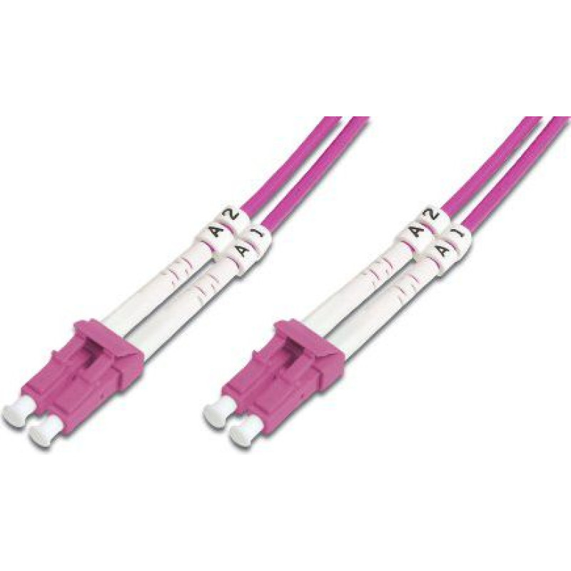 Digitus Patch cord fiber optic, multimod, OM 4, LC/LC, 5m (DK-2533-05-4)