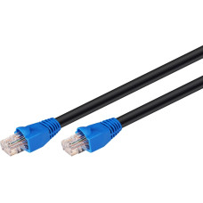 Goobay Outdoor patchcord cable U / UTP cat. 6 CCA black 10m (94389)