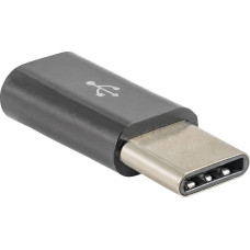 Akyga USB adapter Akyga USB-C - microUSB Black (AK-AD-46)