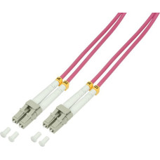 Logilink Logilink - Patch- Cable - LC Multi- Mode (M) - LC Multi- Mode (M) - 5 m - glass fiber - 50/125 Micrometer - OM4 - halogen free (FP4LC05)
