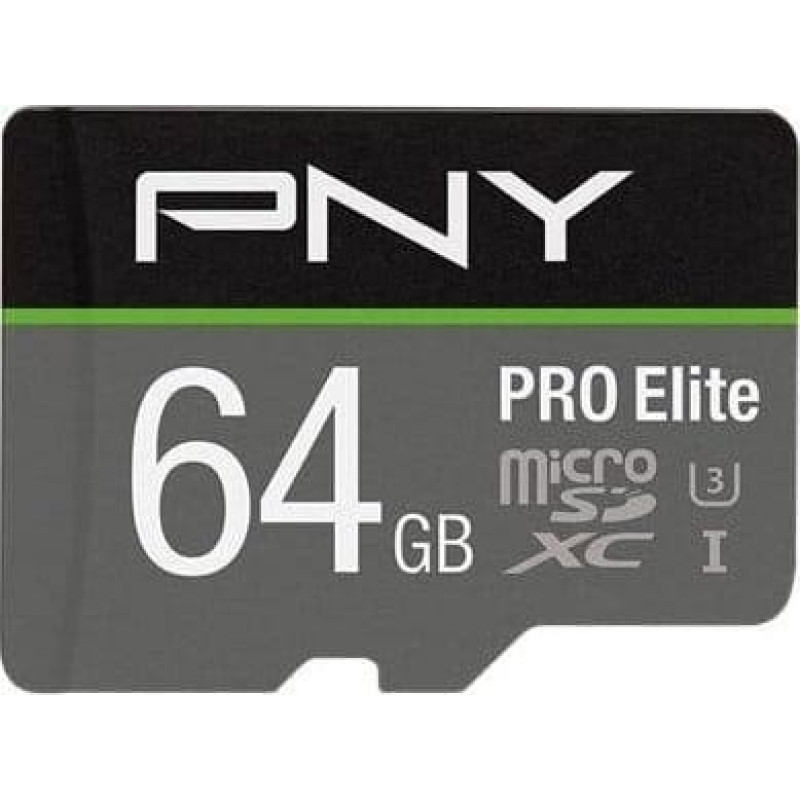PNY Tab PNY PRO Elite MicroSDXC 64 GB Class 10 UHS-I/U3 A1 V30 (P-SDU64GV31100PRO-GE)