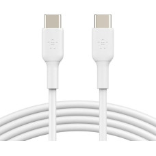 Belkin USB-C/USB-C Cable      1m PVC, white          CAB003bt1MWH