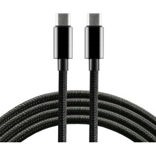 Everactive Kabel USB EverActive USB-C - USB-C 1 m Czarny (CBB-1PD3)