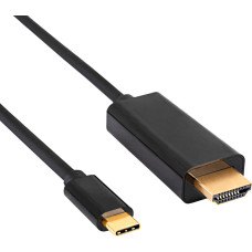 Akyga USB cable Akyga USB-C - HDMI 1.8 m Black (AK-AV-18)