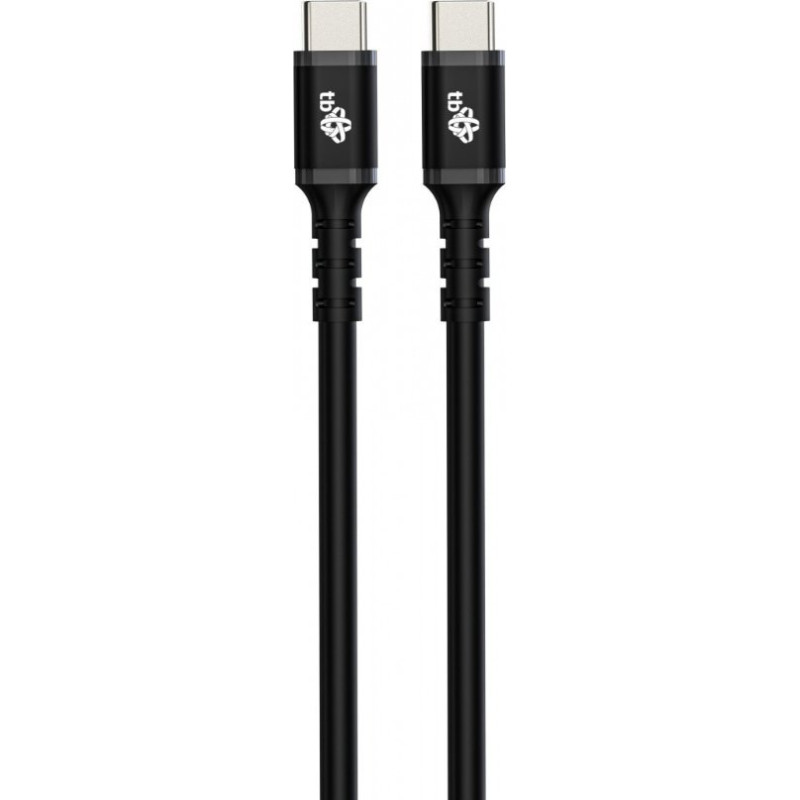Tb Print Kabel USB TB Print USB-C - USB-C 1 m Czarny (AKTBXKUCC2SI10B)