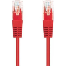 C-Tech C-TECH kabel patchcord Cat5e, UTP, červená, 1m