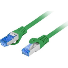 Lanberg PATCHCORD KAT.6A S/FTP LSZH CCA 0.25M ZIELONY FLUKE PASSED LANBERG
