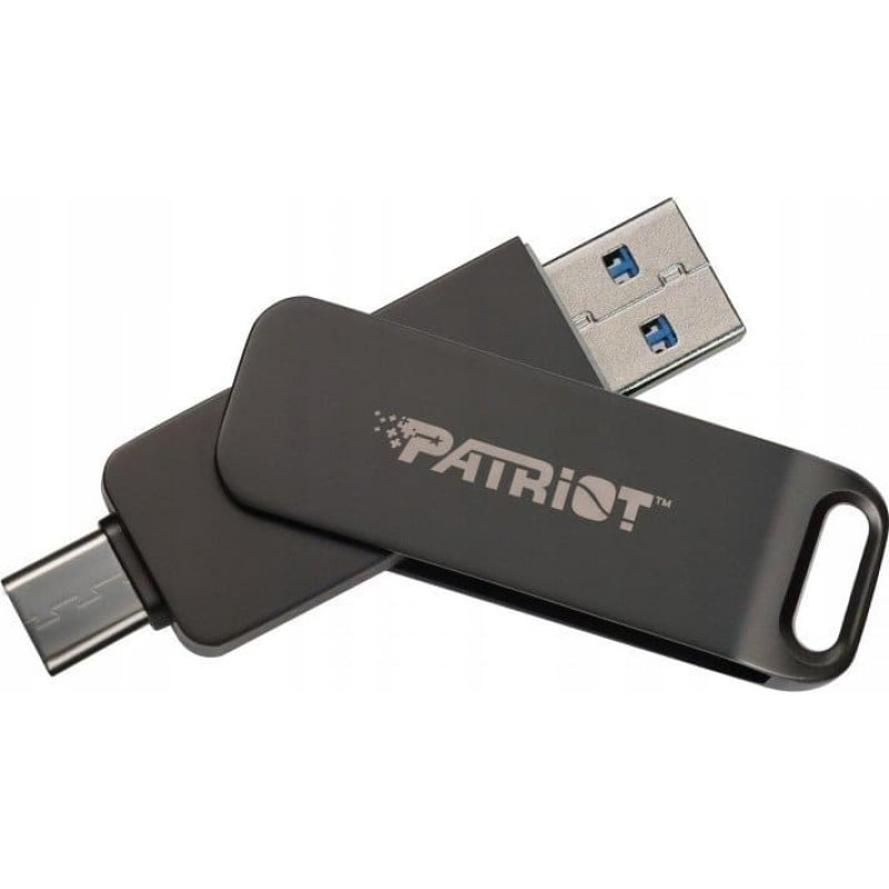 Patriot Rage R550 1TB, USB stick (black, USB-A and USB-C 3.2 Gen 1)