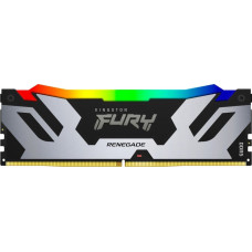 Kingston DDR5 - 24GB - 8400 - CL - 40, single Renegade RGB XMP silver KFY (KF584CU40RSA-24)