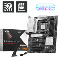 MSI PRO B850-P WIFI pagrindinė plokštė AMD B850 AM5 lizdas ATX