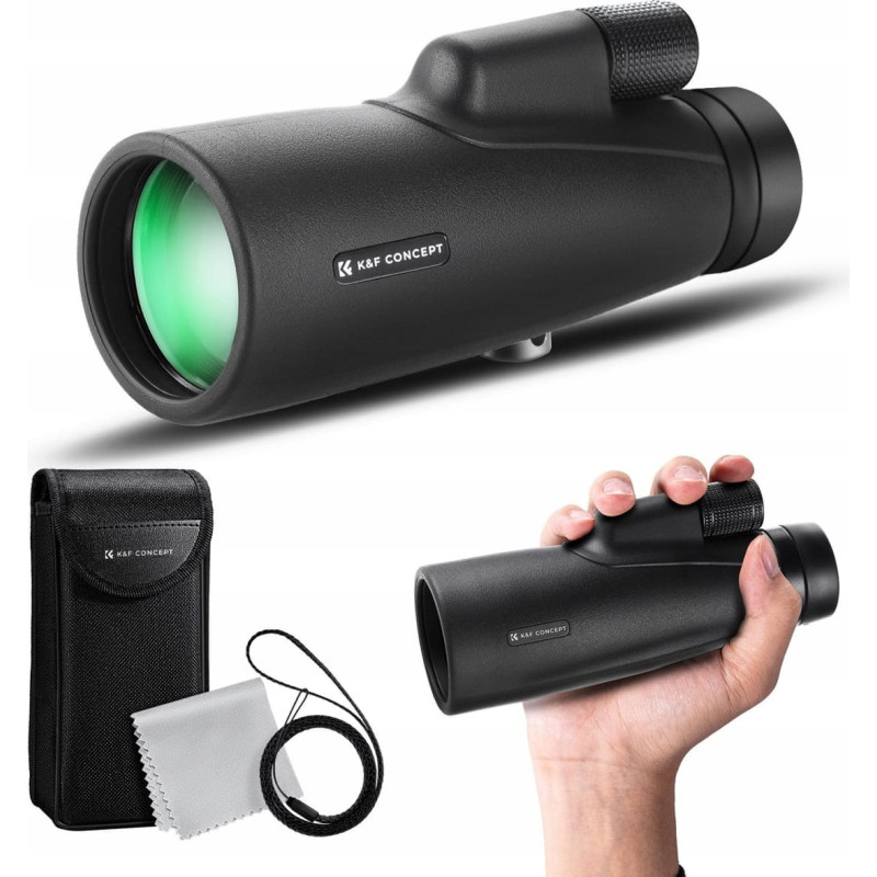 KF Monokular Luneta K&f Concept Azot 12x 50mm 12x50 Bak4 Ip65 + Etui / Kf33.091
