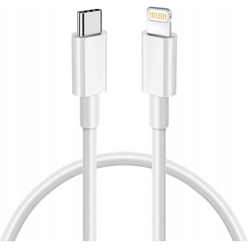 Vega ECONOMY KABEL USB TYP-C DO IPHONE 2A BIAŁY 30CM