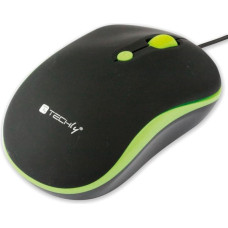 Techly IM 1600-WT-BG kompiuterio pelė Biuras Abiems rankoms USB A tipo Optinis 1600 DPI
