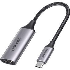 Ugreen 70444 vaizdo kabelio adapteris HDMI A tipo (standartinis) C tipo USB Aliuminis, Juoda