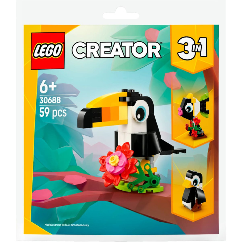 Lego 30688 Creator 3-in-1 Tropical Toucan, construction toy
