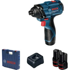 Bosch 0 601 9F0 001 elektrinis suktuvas 1/4" 2600 RPM 100 N·m Juoda, Mėlyna 12 V