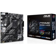 Asus PRIME B550M-K ARGB AMD B550 AM4 lizdas „micro ATX“