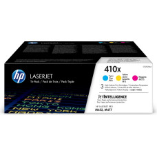 HP 410X 3-pack High Yield Cyan/Magenta/Yellow Original LaserJet Toner Cartridges