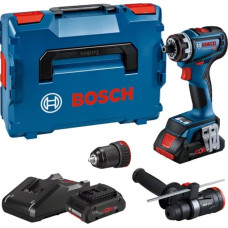 Bosch Professional cordless drill/screwdriver GSR 18V-90 FC Professional, 18Volt blue/black, 2x battery ProCORE18V 4.0Ah, in L-BOXX