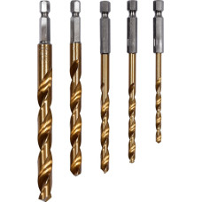 Yato Drill Yato for metal titanium hexagonal 4 5 6 10 8mm set (YT-44700)