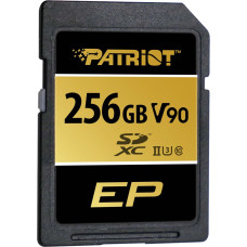 Patriot EP 256 GB SDXC memory card black, UHS-II U3, Class 10, V90