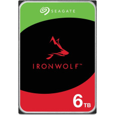 Seagate HDD|SEAGATE|IronWolf|6TB|SATA 3.0|256 MB|5400 rpm|Discs/Heads 4/8|3,5"|ST6000VN001