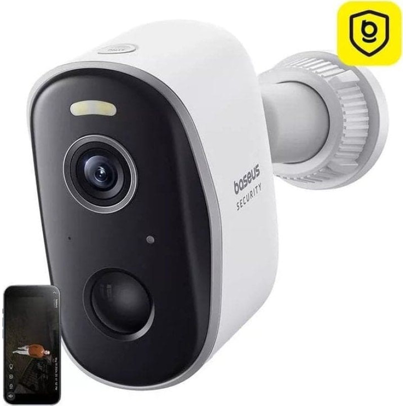 Baseus Security N1 Plus Outdoor Kamera 2K Wei&szlig;