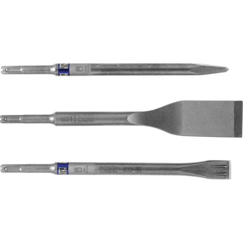 Bosch SDS-plus chisel set 3 pieces. Long Life - 2607019159