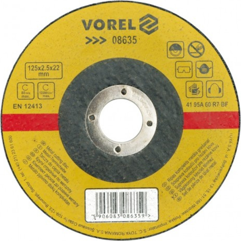 Vorel TARCZA DO CIĘCIA METALU 300x3,2x32mm  08642