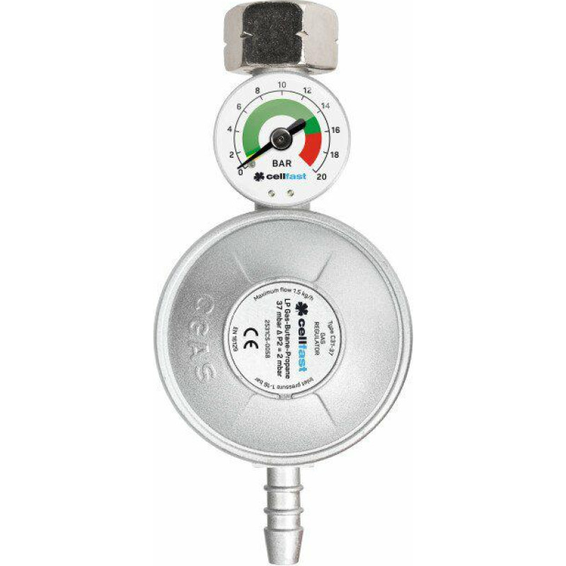 Cellfast C.REDUKTOR DO GAZU Z MANOMETREM