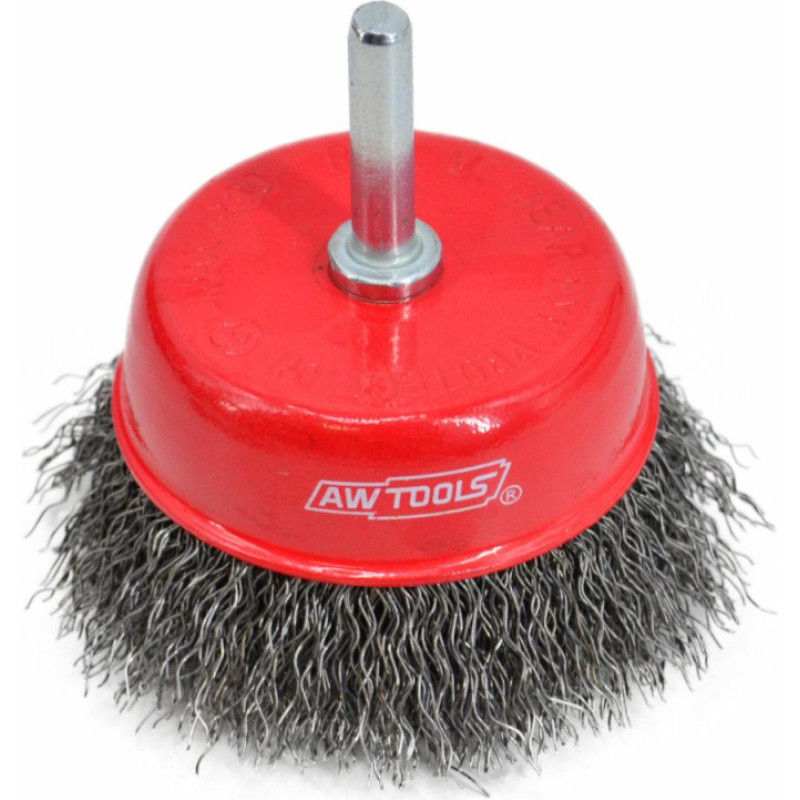 Awtools AW CRIMPED WIRE CUP BRUSH 65mm w/ SHANK