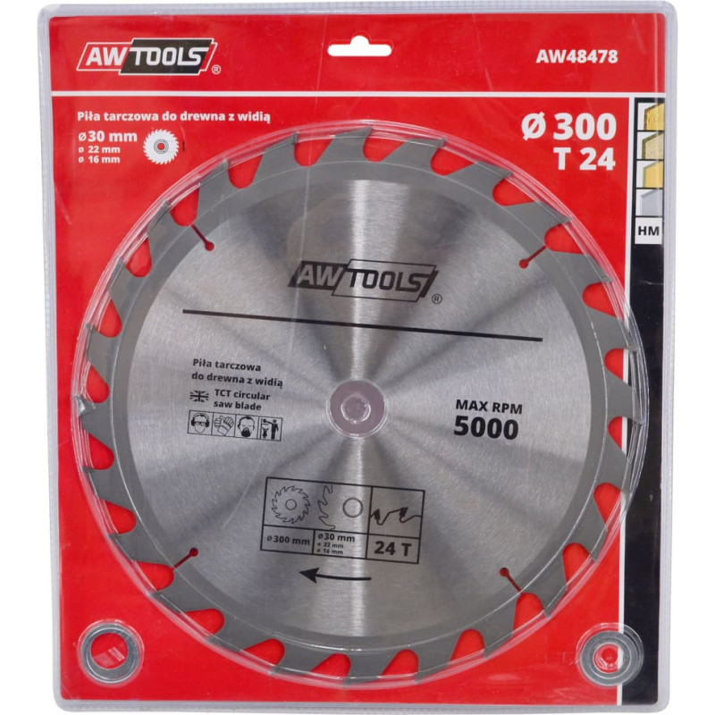 Awtools AW TCT CIRC. SAW BLADE/ WOOD 200x30x60z