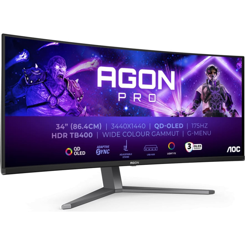 AOC AGON PRO AG346UCD kompiuterio monitorius 86,4 cm (34