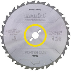 Metabo PIŁA TARCZOWA HW/CT 315x30x20z    POWER CUT WOOD PROFESSIONAL