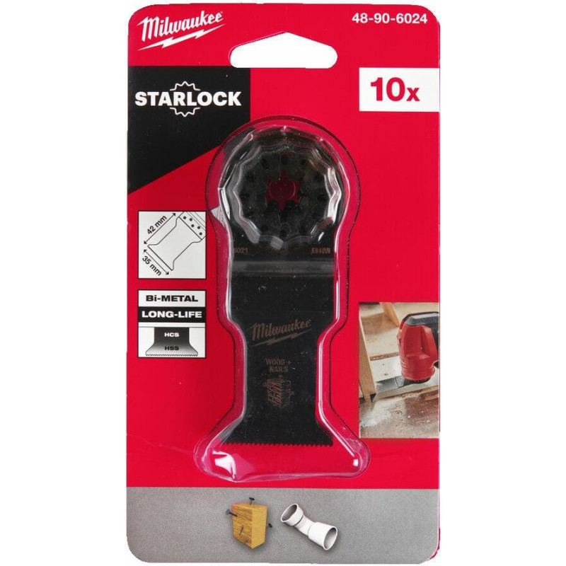 Milwaukee MT BRZESZCZOT BIMETALOWY 35 x 42mm DO CIĘCIA WGŁĘBNEGO /10szt.