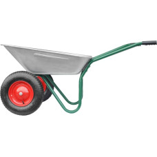 Awtools AW GARDEN GALVANISED WHEELBARROW 100L 0.7mm/ 2-WHEEL