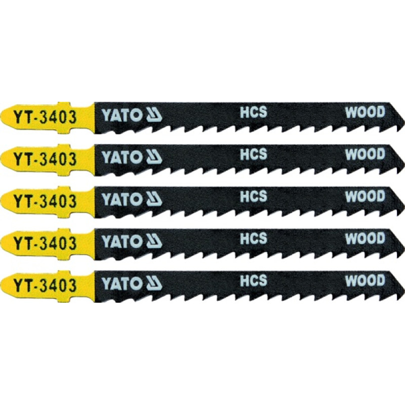 Yato BRZESZCZOT DO WYRZYNARKI 5szt. DREWNO TYP T 3403