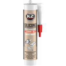 K2 SILIKON CZERWONY 300G WYSOKOTEMPERATUROWY +350st, PŁYNNA USZCZELKA