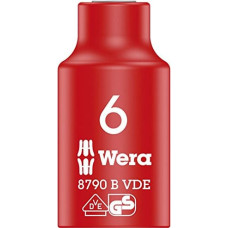 Wera Cyclops socket wrench bit 6x46 - 8790 B VDE, insulated, with 3/8 