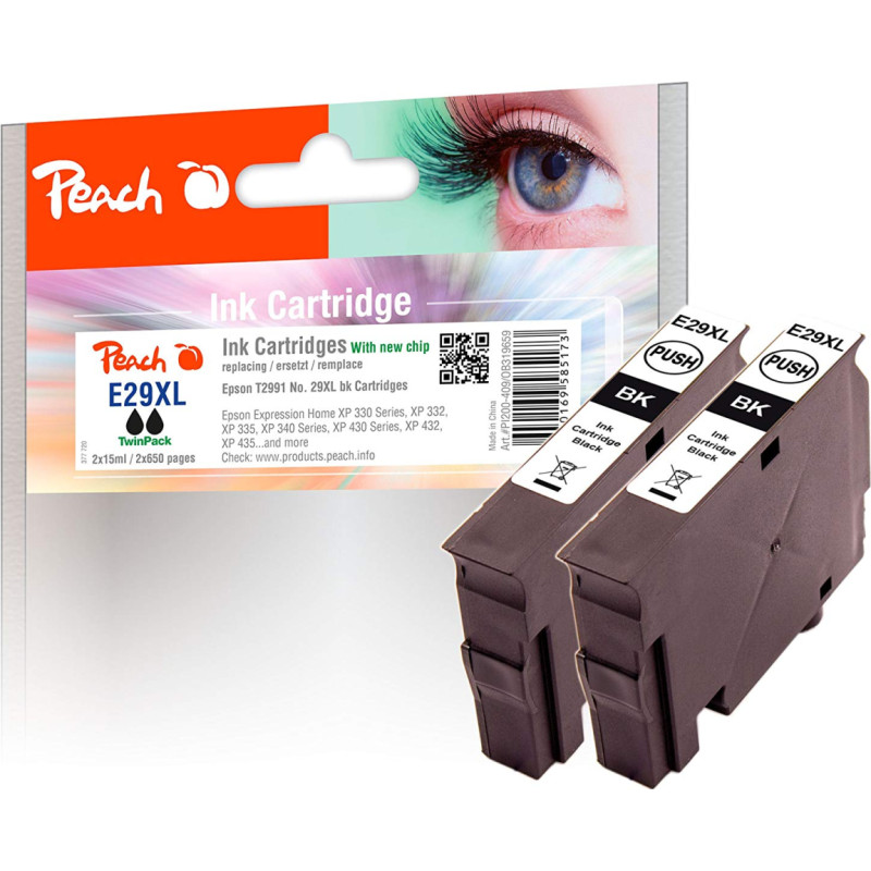 Peach ink black compatible with TwinPack T2991