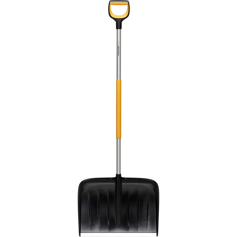 Fiskars X-Series snow clearer, snow shovel (black/orange)