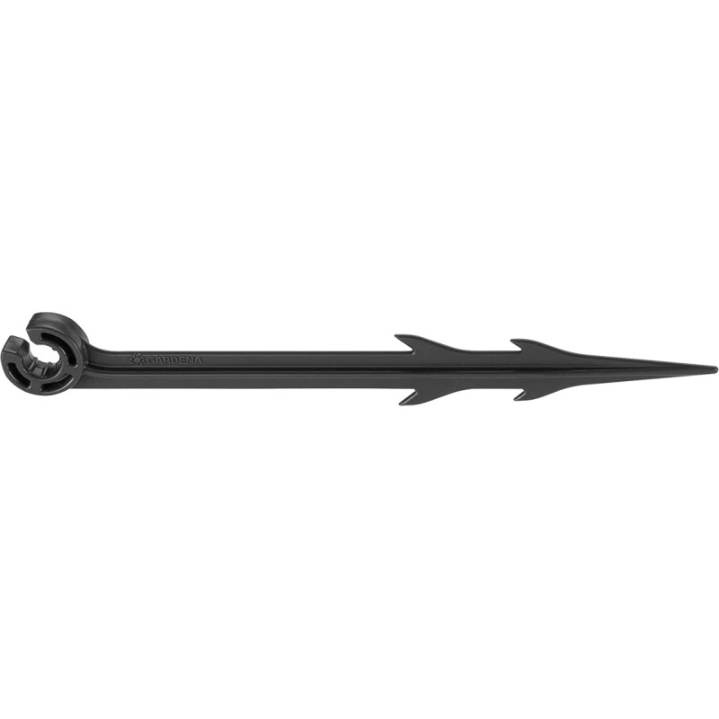 Gardena MDS Pipe Holder for Distribution Pipe 4.6mm (3/16 ), Holder (grey, 15 pieces)